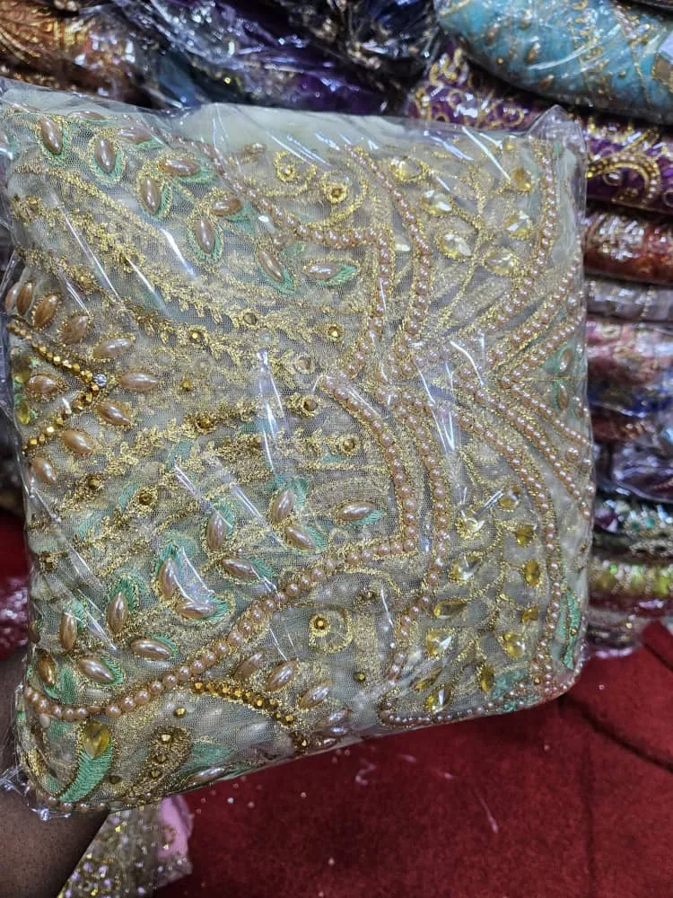 Sea green and gold George