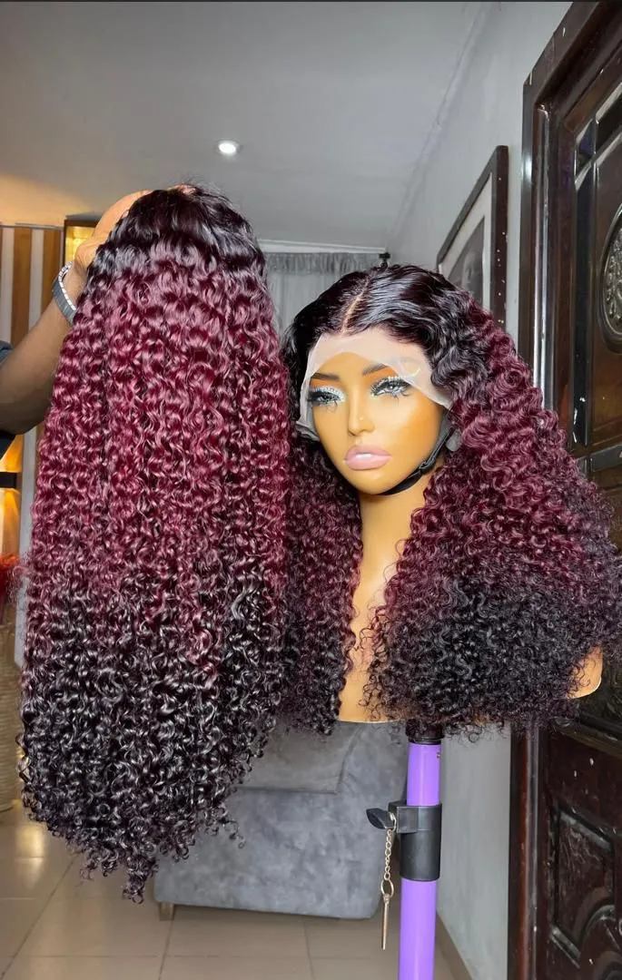 T frontal magic bounce  Quality blend hair