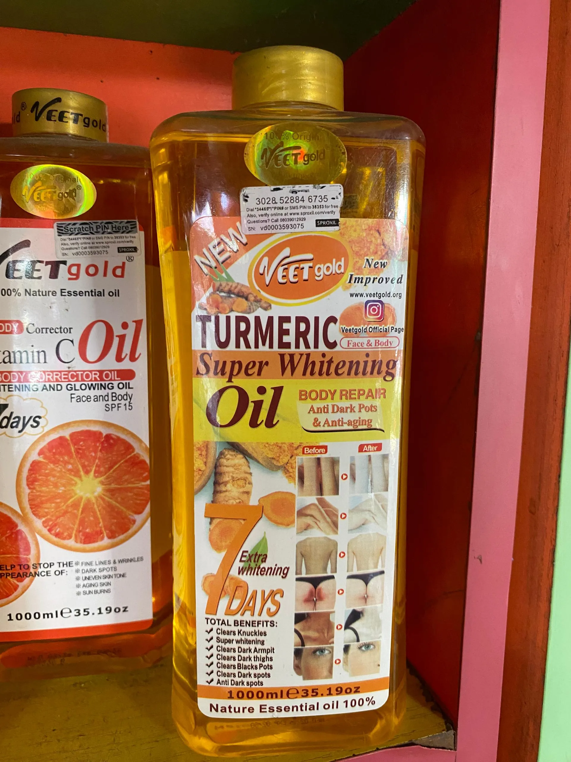 TURMERIC SUPER WHITENING OIL